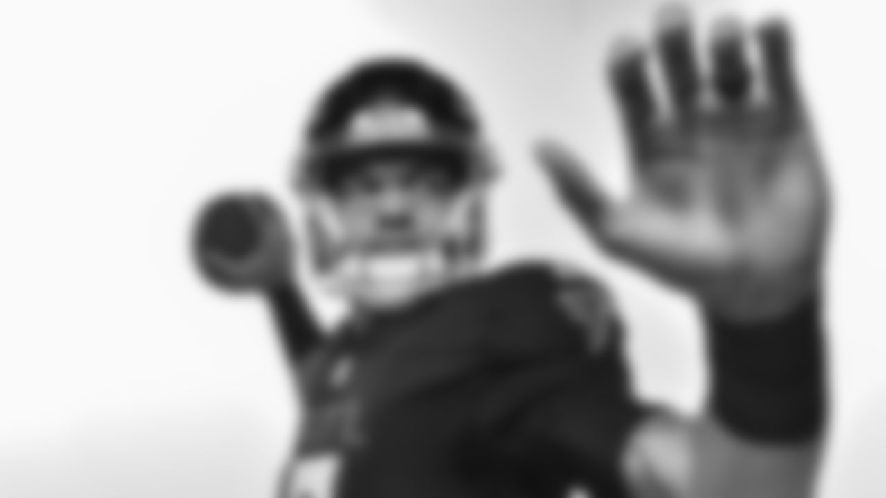 Atlanta Falcons quarterback Desmond Ridder #9 during Creative Days in Ticketmaster Studios at Atlanta Falcons Training Facility in Flowery Branch, Ga. on Monday, June 12, 2023. (Photo by Brandon Magnus/Atlanta Falcons)