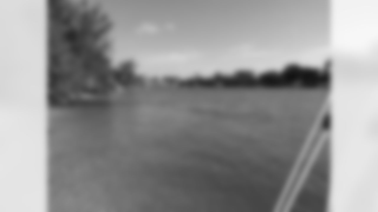 Punter Matt Bosher enjoys his time on a boat in the offseason. (via @MattBosher5)