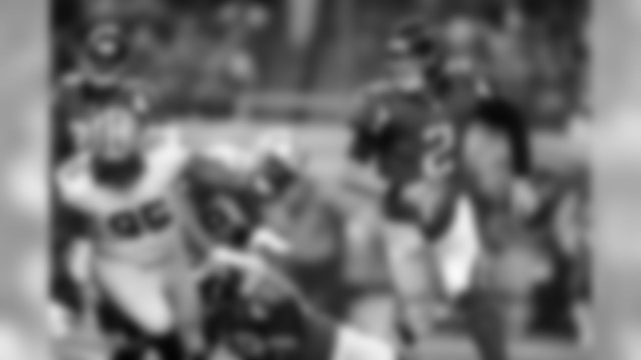 QB Matt Ryan looks down field for an open receiver during the Week 1 game against the New Orleans Saints.