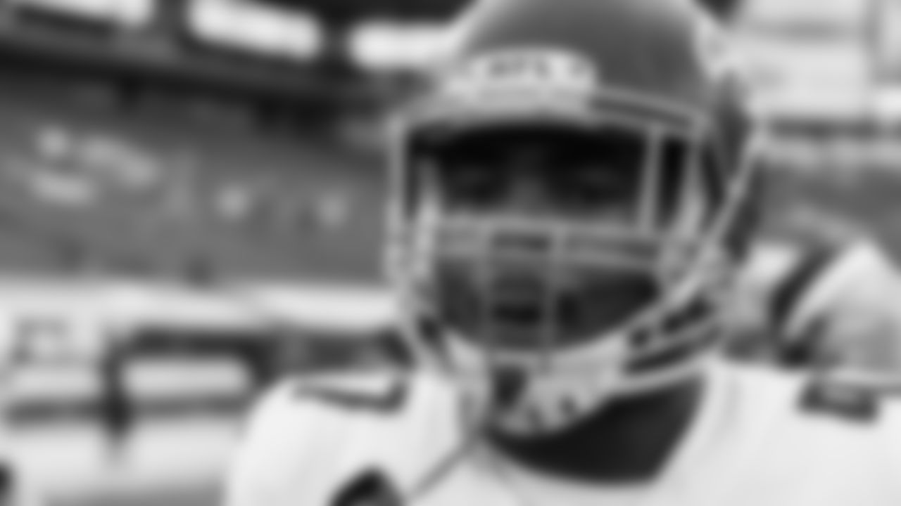 Atlanta Falcons defensive tackle Grady Jarrett #97 looks on before the game against the Tampa Bay Buccaneers on January 3, 2021.
