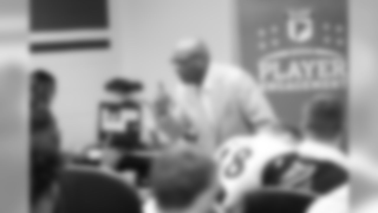 June 19, 2019 - Scenes from 2019 Falcons University with the Rookie Class at the Atlanta Falcons Training Facility in Flowery Branch, Georgia.