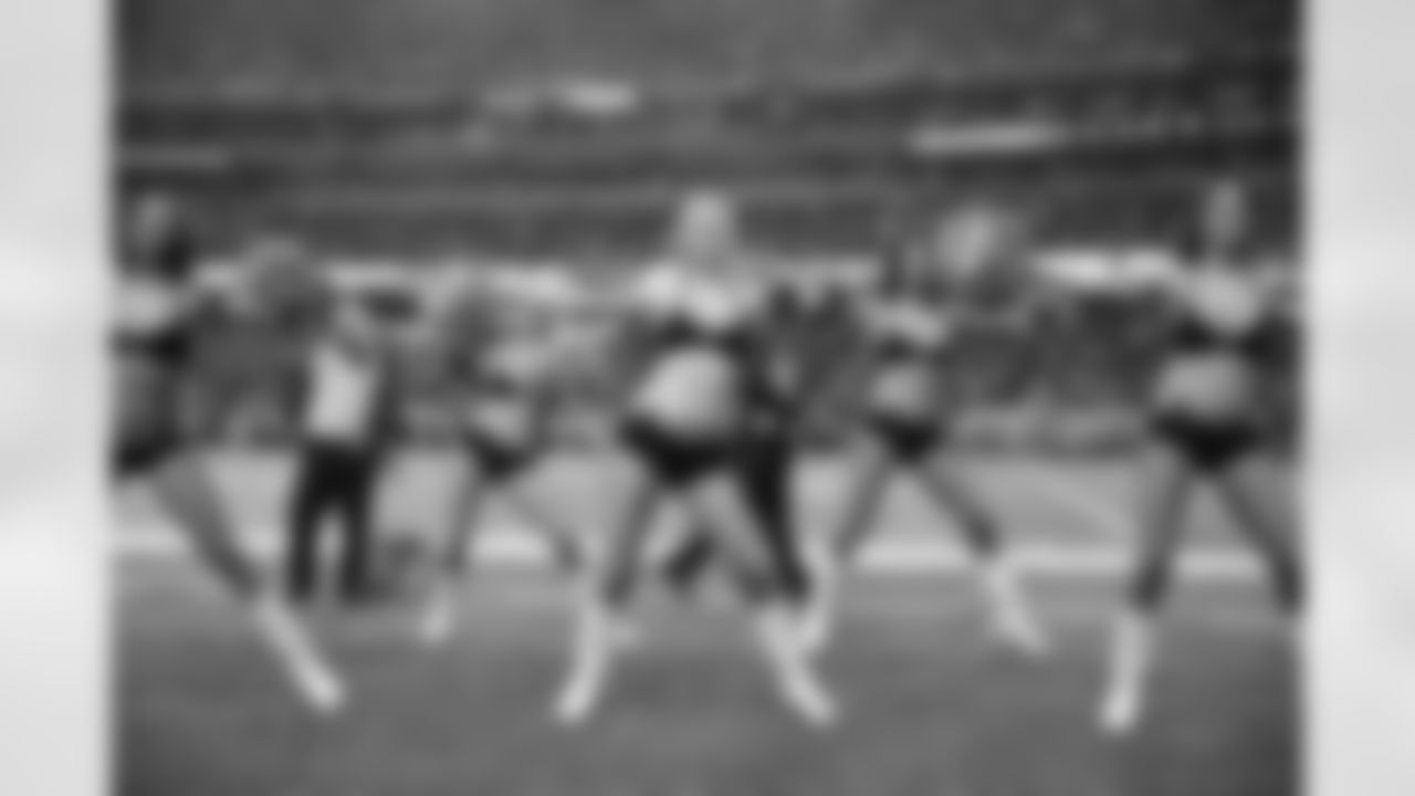 The Atlanta Falcons Cheerleaders dance on the sideline as the Falcons face the Buccaneers in the Georgia Dome (PHOTOS: Art Morrison, Special to AtlantaFalcons.com)