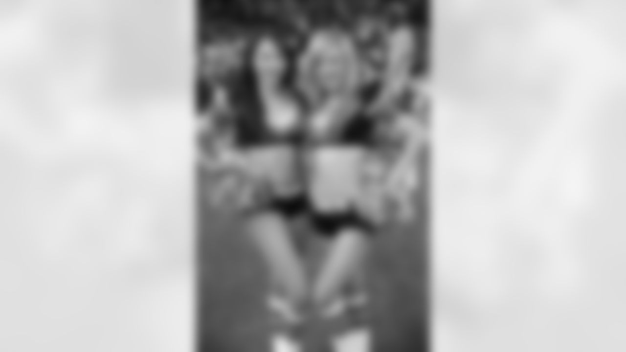 Atlanta Falcons Cheerleaders Brittiney W. and Shauna K.