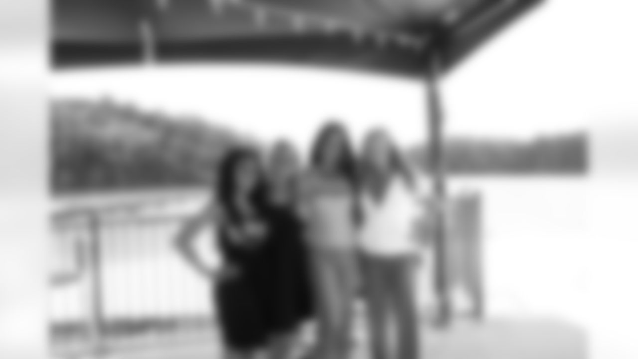 From left: Macy A., Sydney H., choreographer Jakene Ashford and Kristine M.