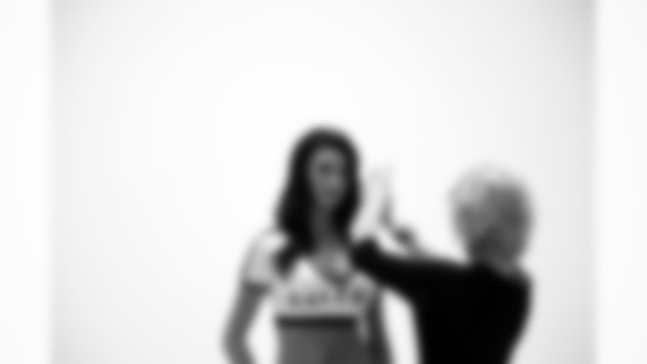 Second-year cheerleader Heather K. // 2011 Atlanta Falcons Cheerleaders Photo Shoot - Behind the Scenes // 5/22/11 // Atlanta, Ga. —