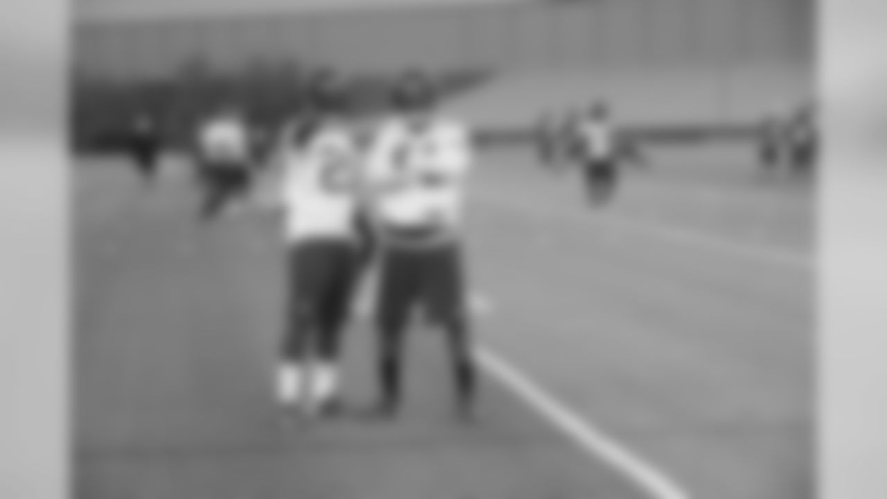 DBs Charles Mitchell, left, and Dominique Franks