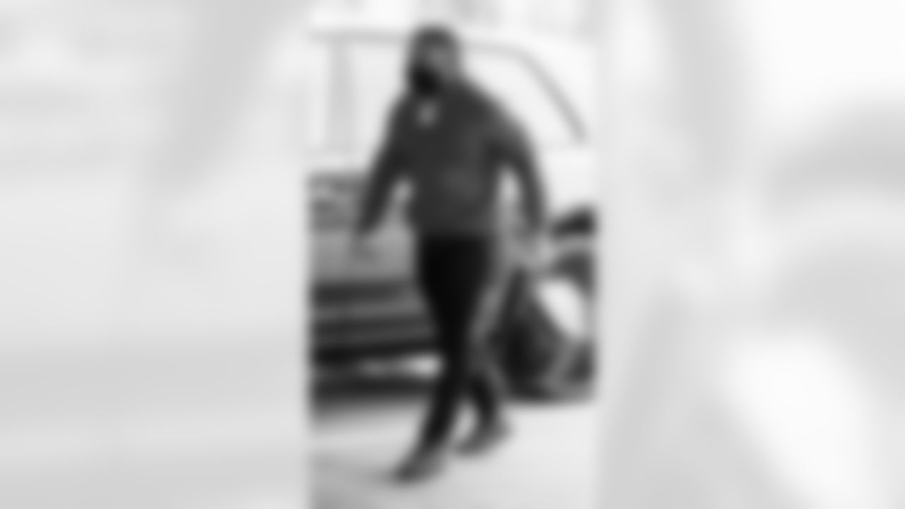Atlanta Falcons defensive tackle Grady Jarrett #97 arrives to face the New Orleans Saints on November 29, 2020.