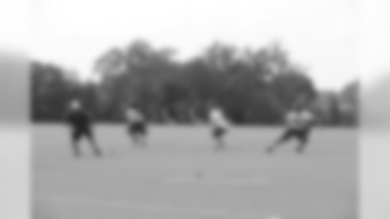 The linebackers during practice // 2012 Rookie Minicamp – Day 2 // May 12, 2012 // Flowery Branch –