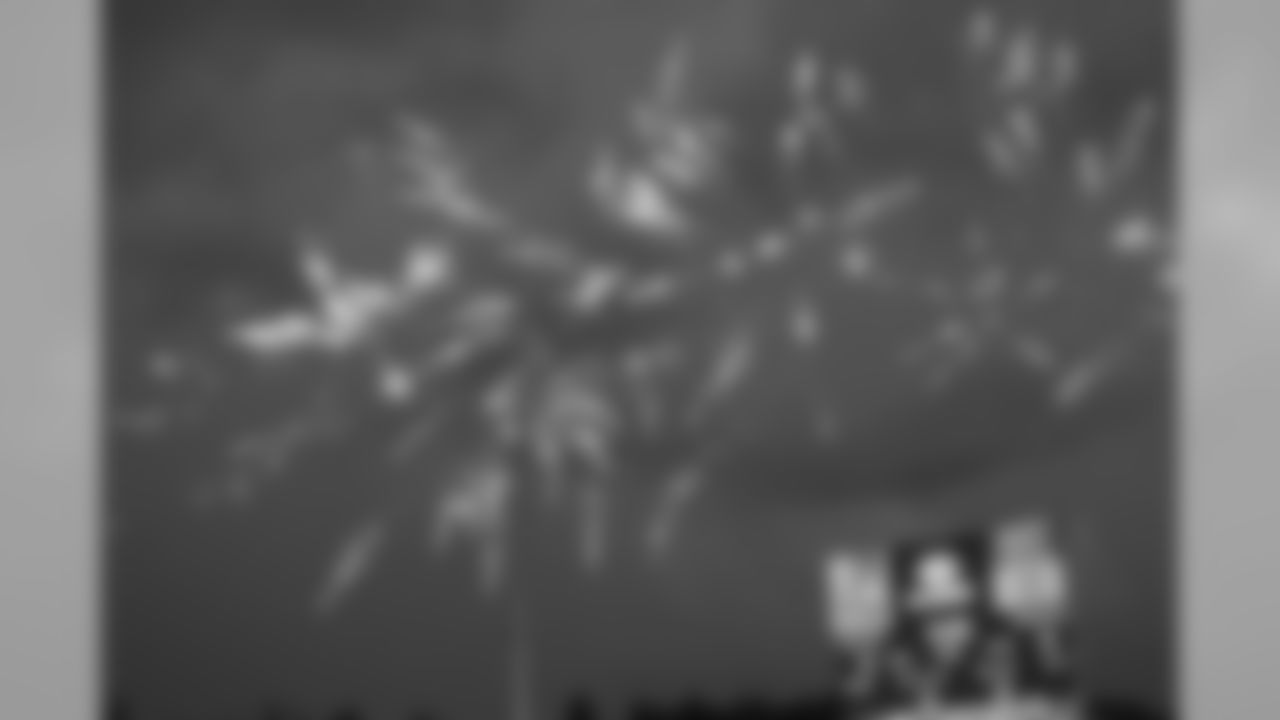 Fireworks dot the evening sky // 2011 Friday Night Lights // August 5, 2011 // Norcross, Ga. —