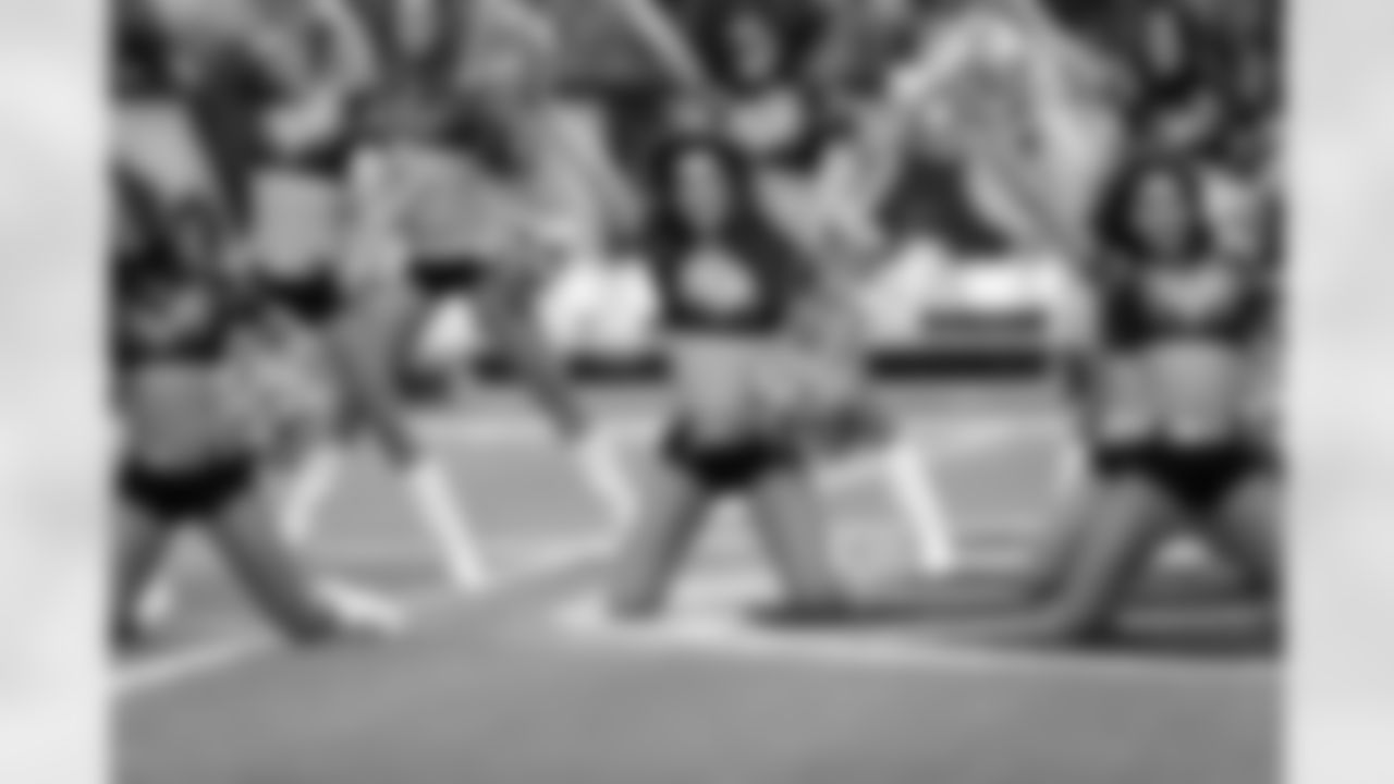 The Atlanta Falcons Cheerleaders perform on the field before the game begins (PHOTOS: Art Morrison, Special to AtlantaFalcons.com)