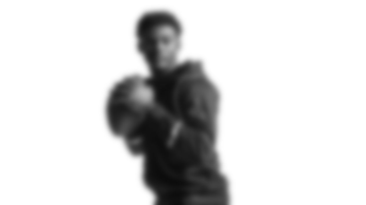 Liberty quarterback Malik Willis poses for a portrait during the NFL Football Scouting Combine, Thursday, March 3, 2022 in Indianapolis. (Todd Rosenberg via AP)