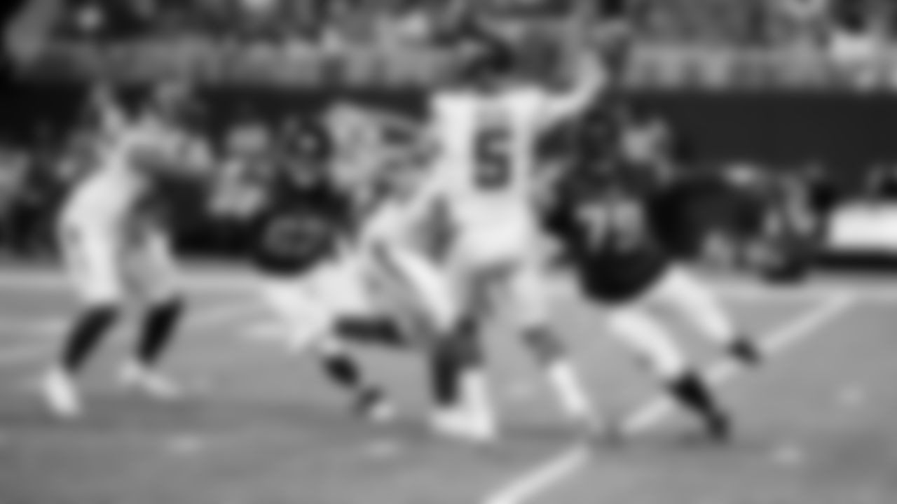 Atlanta Falcons defensive tackle Jacob Tuioti-Mariner #79 in action during the game against the New York Jets at Mercedes-Benz Stadium in Atlanta, Georgia, on Thursday August 15, 2019. (Photo by Kara Durrette/Atlanta Falcons).