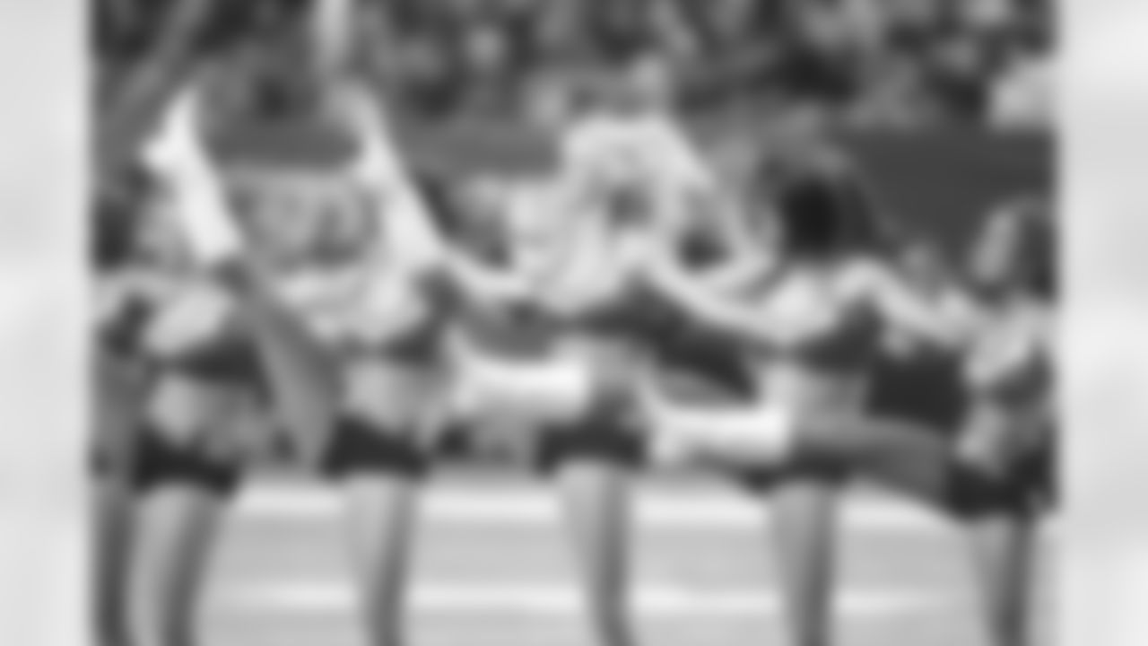 Falcons cheerleaders perform pre-game