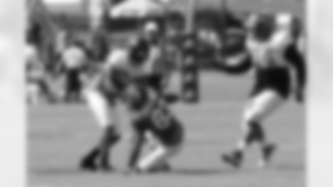 CB Dominique Franks takes down WR Harry Douglas // 2011 Russell Athletic Training Camp - Day 8 // August 8, 2011 // Flowery Branch, Ga. —