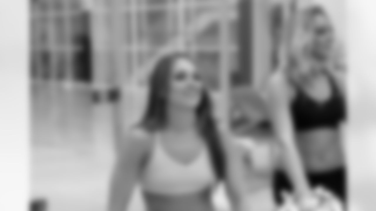 Lindsay M. and Kristy B. // Atlanta Falcons Cheerleaders Practice // 7/7/2011 // Atlanta -