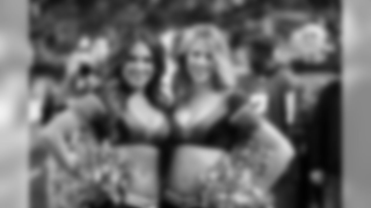 Atlanta Falcons Cheerleaders Lindsay M. and Haley-Kate D. (PHOTOS: Art Morrison, Special to AtlantaFalcons.com)