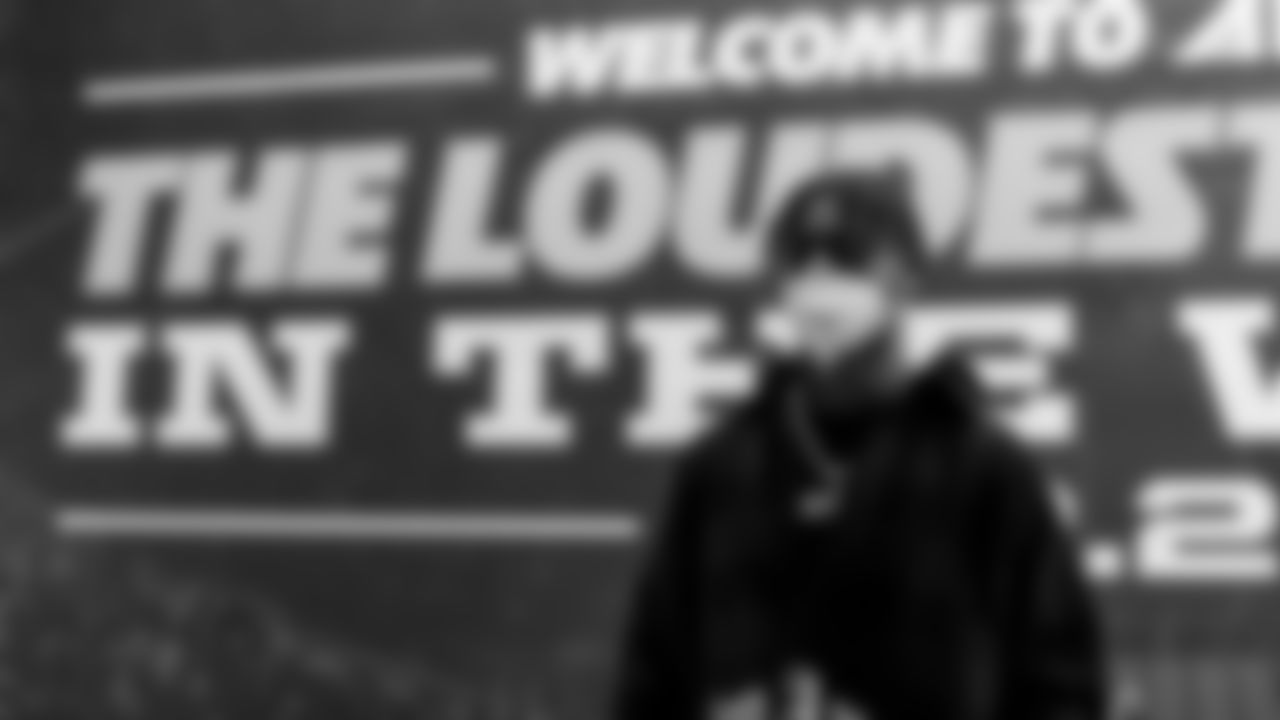 Atlanta Falcons cornerback A.J. Terrell #24 arrives to face the Kansas City Chiefs on December 27, 2020.
