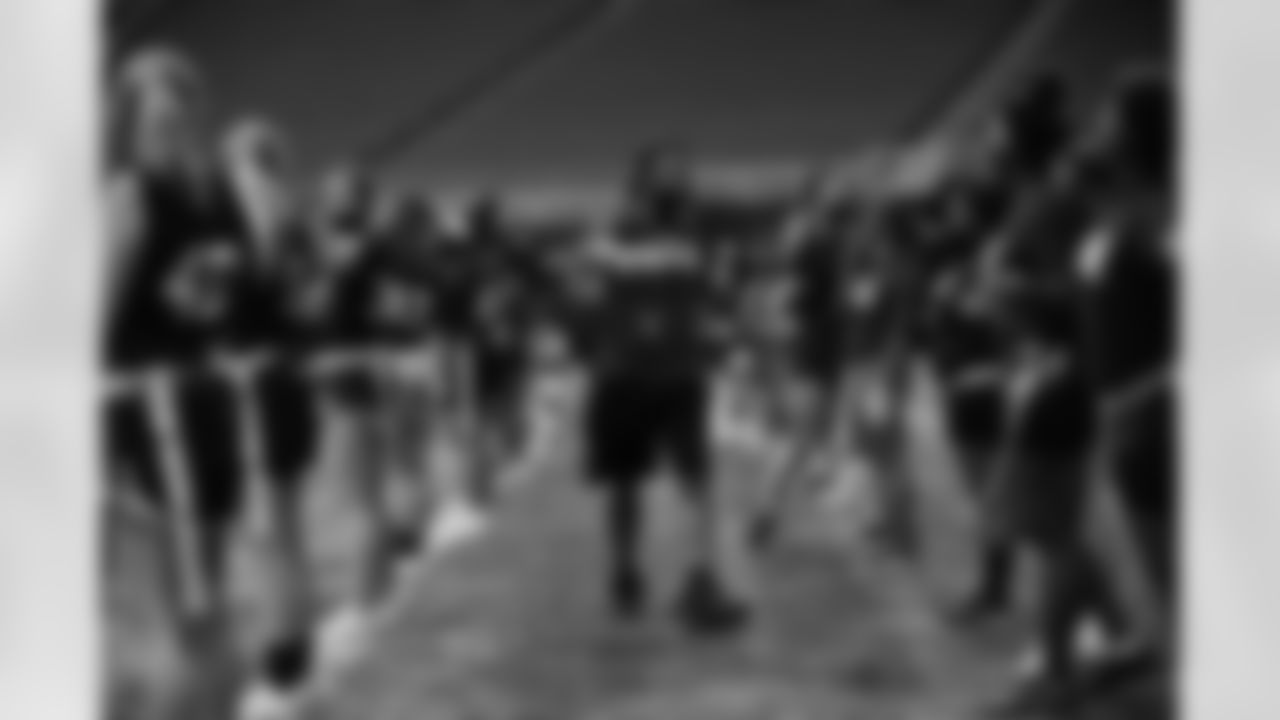 Scenes from the NAIA Girls Flag Football High School Showcase at Mercedes-Benz Stadium in Atlanta, Georgia, on Friday May 7, 2021.