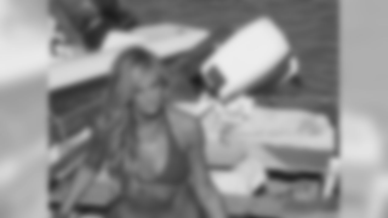 Brandy K. // 2011 Atlanta Falcons Cheerleaders Swimsuit Calendar Photo Shoot // 2011 // Bermuda -