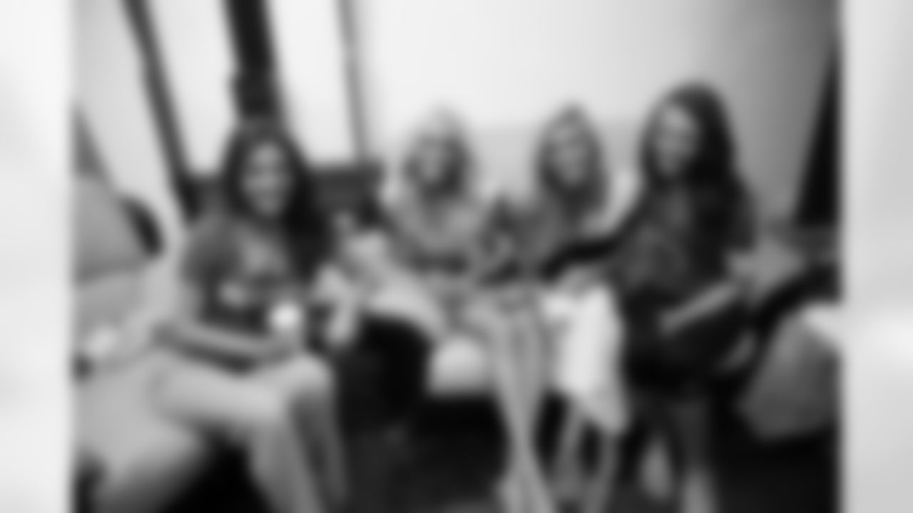 From left to right: Annemarie Y., Cayla H., Nicole B. and Megan I.