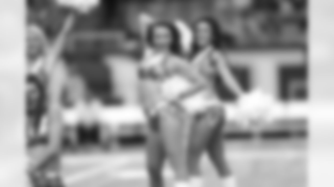 Falcons cheerleaders perform pre-game