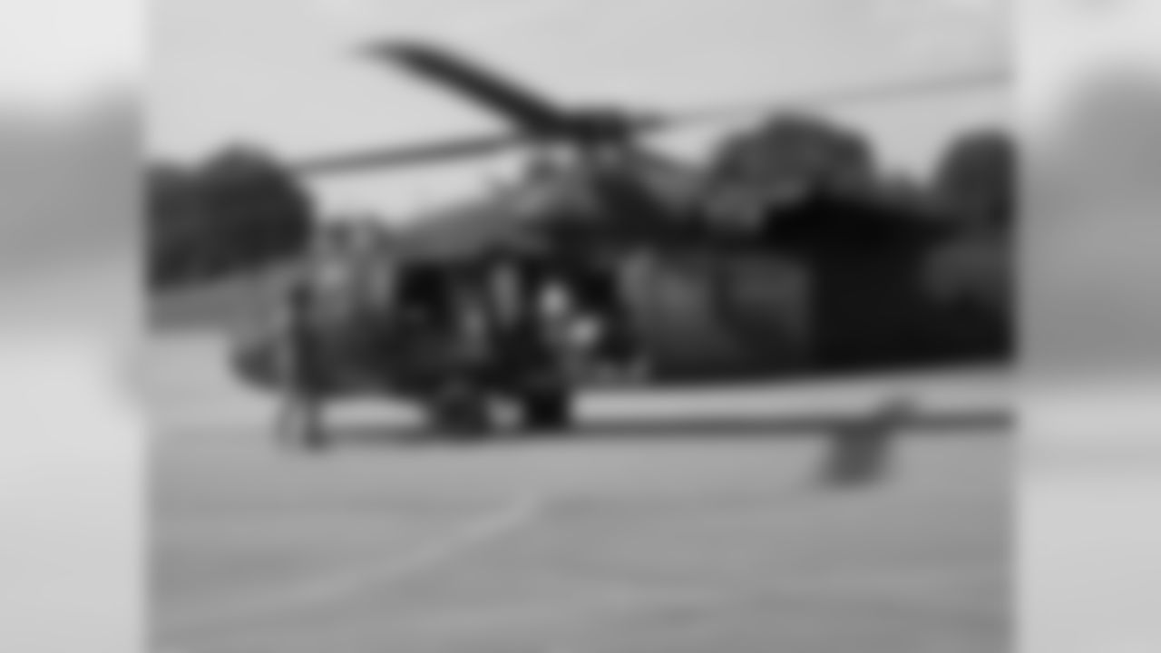 Falcons visit Ft. Benning on June 8, 2009, making the trip via Army Blackha