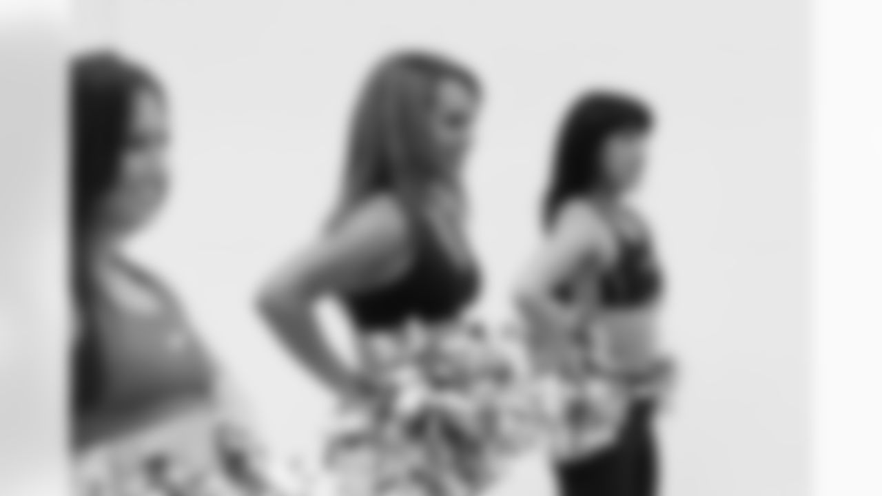 Jennifer T., Kadija J. and Allie A. // Atlanta Falcons Cheerleaders Practice // 7/7/2011 // Atlanta -
