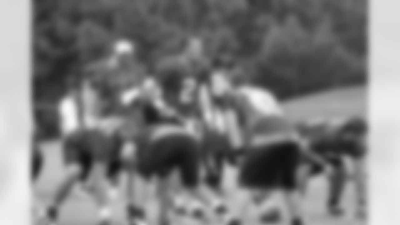 Matt Ryan works with the offense // 2011 Russell Athletic Training Camp - Day 1 // July 31, 2011 // Flowery Branch, Ga. —