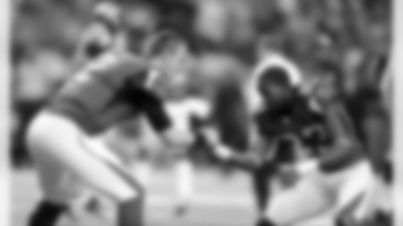 Matt Ryan and Harry Douglas exchange a handshake
