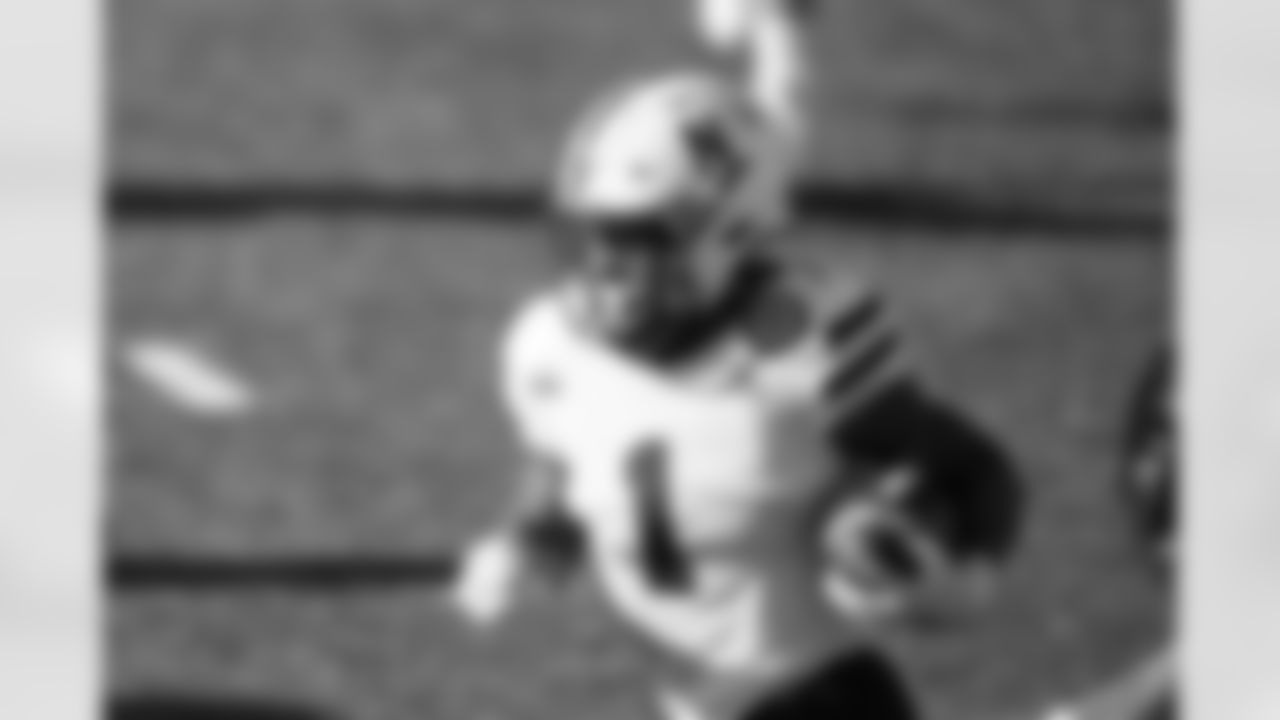 Nebraska wide receiver Wan'Dale Robinson runs up field during an NCAA college football game against Iowa, Friday, Nov. 27, 2020, in Iowa City, Iowa. (AP Photo/Charlie Neibergall)