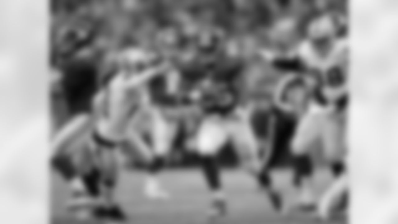 RUNNING BACKS: AFor Andre Brown, to come in after not having played a single snap all season long and then to have that many carries, it's pretty impressive. It's not just about the yards and the production, but he did a great job of holding onto the football. Ball security for him was paramount.