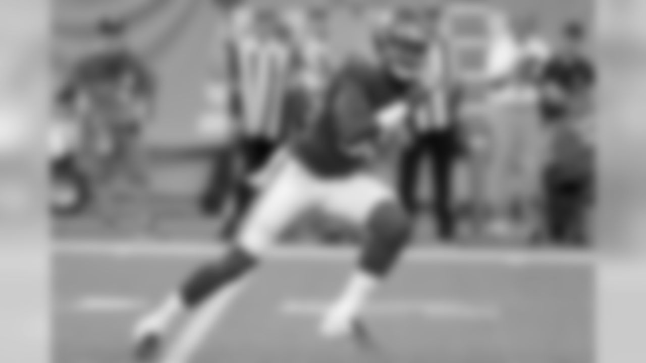 OLB LORENZO CARTER
The rookie third-round draft choice has turned heads for many people this summer, including newcomer and 10-year vet Connor Barwin. "The sky is the limit for him right now," said Barwin, who has 55.5 career sacks. "He's still young, he's got a lot to learn. I try to remember what it was like my rookie year. A lot of times, he's playing everything cool like he's got it. But I know what it was like being there before. He's got a lot to learn, a lot to grow. He's got all the tools. Like I've said before to you guys, he can run, he's fast, he's got natural kind of instincts when he gets to the top. So I'm excited for him." Carter had three tackles (one solo) in the preseason opener.