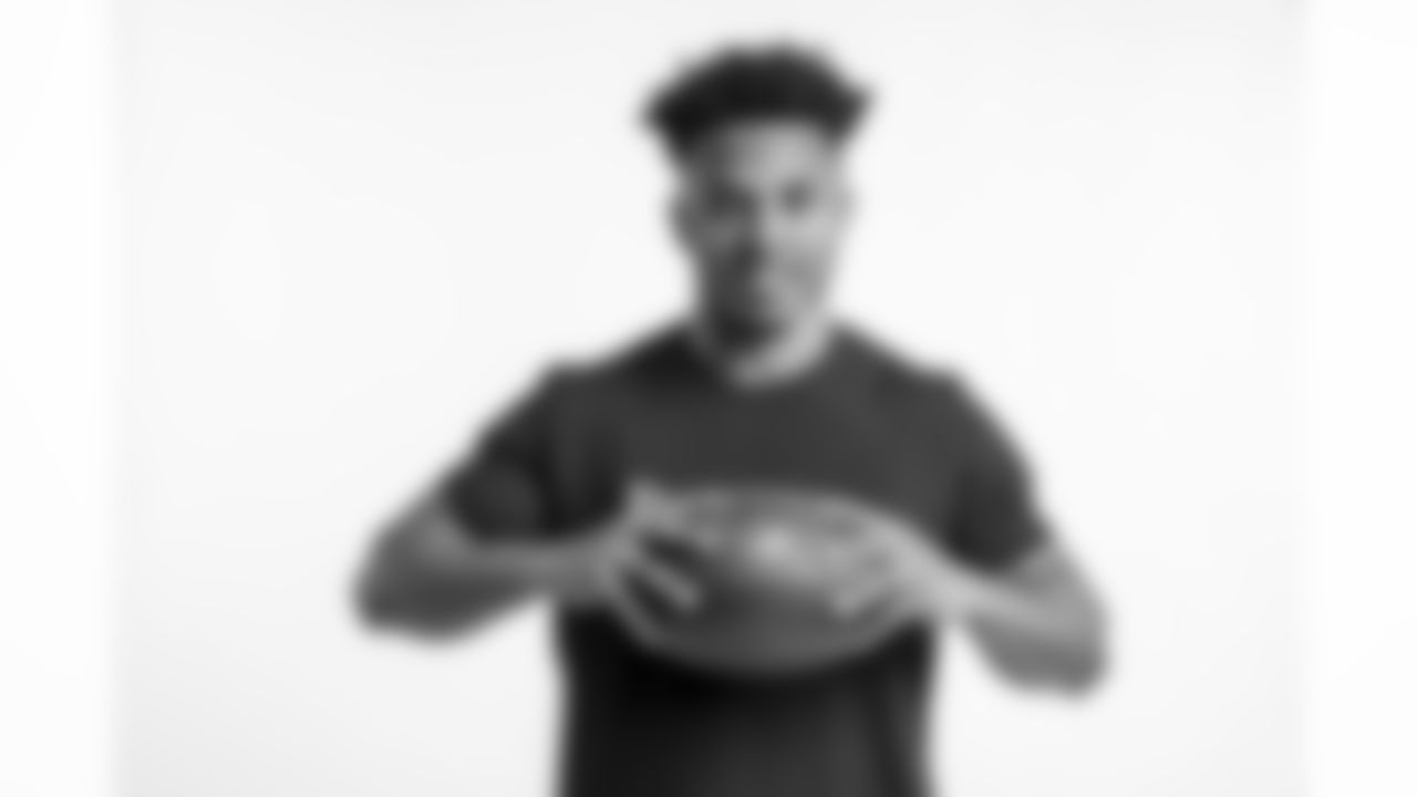Purdue Wide Receiver Rondale Moore poses for a portrait Wednesday, March 10, 2021 in Frisco, TX. (Todd Rosenberg via AP)
