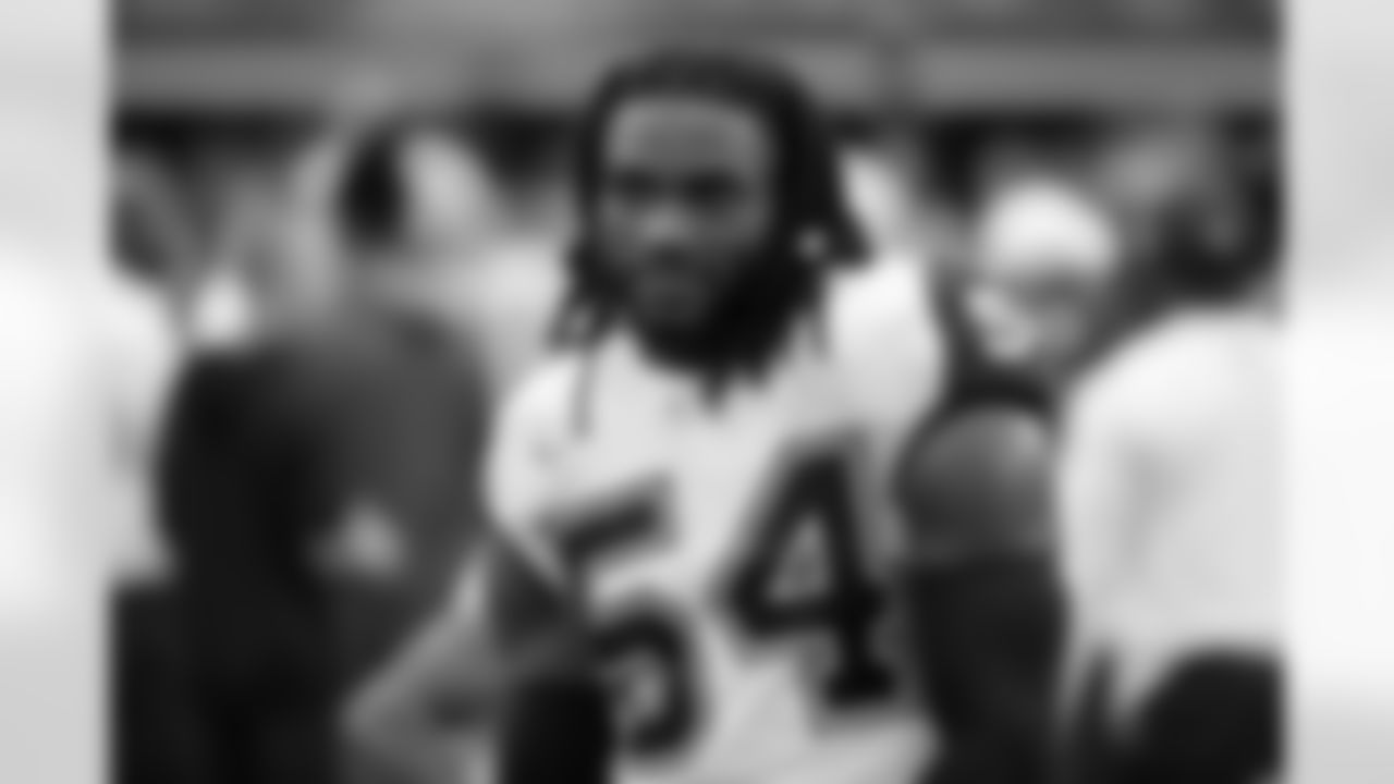 Dallas Cowboys linebacker Jaylon Smith walks on the sideline during the second half of an NFL football game against the Miami Dolphins in Arlington, Texas, Sunday, Sept. 22, 2019. Dallas beat Miami 31-6. (AP Photo/Roger Steinman)