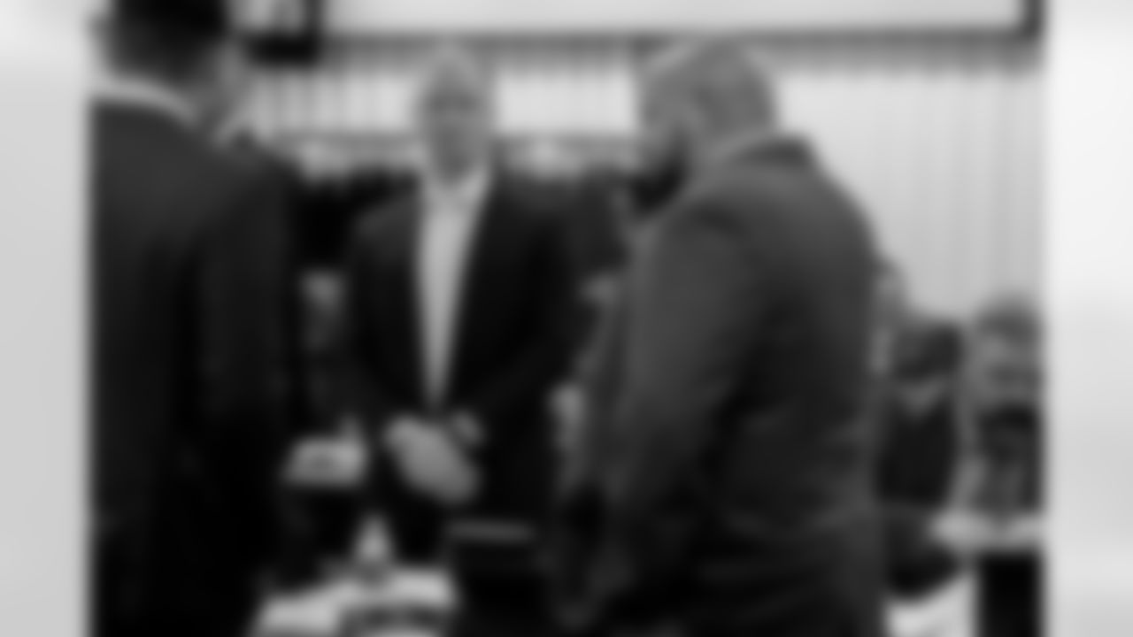 Director of Player Personnel Tim McDonnell, Head Coach Brian Daboll