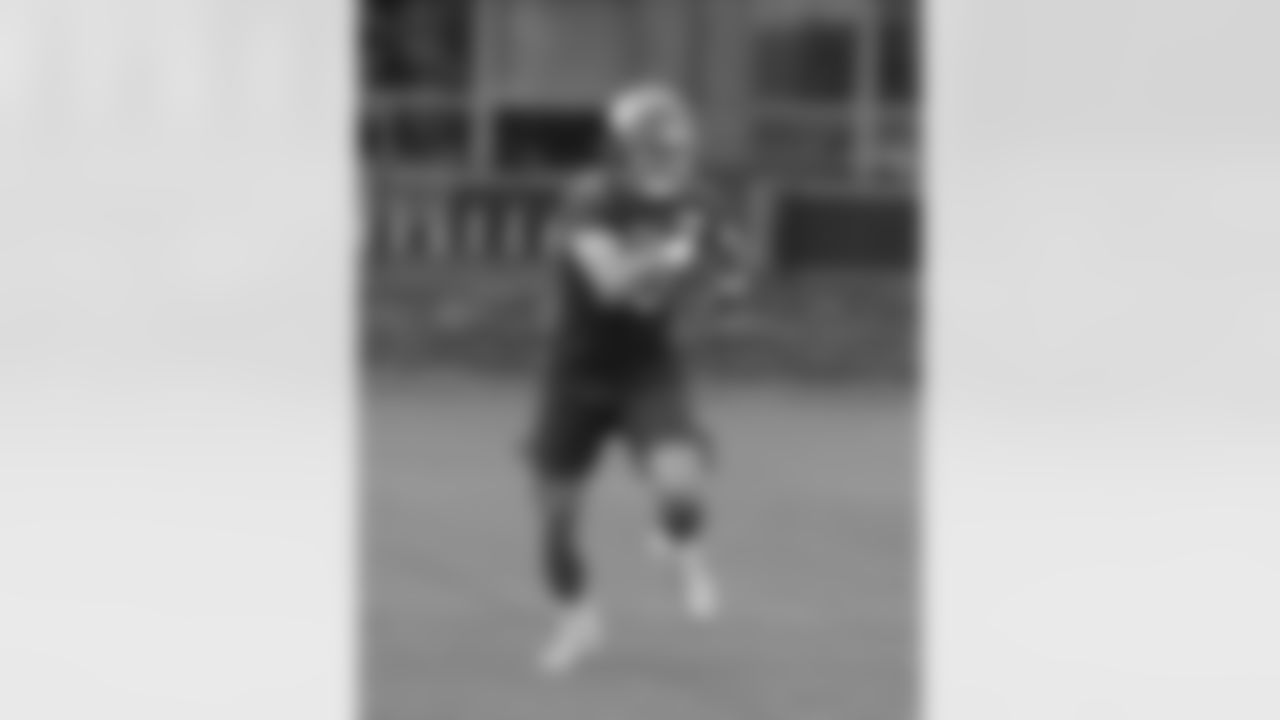 New York Giants tight end Austin Allen (46) during organized team activity at Quest Diagnostics Training Center on Tuesday May 24, 2022 in East Rutherford, New Jersey