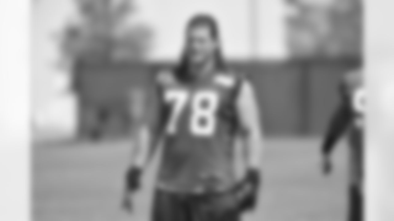 New York Giants defensive lineman Markus Kuhn (78) during OTA football practice at the Quest Diagnostics Training Center on June 3, 2013 in East Rutherford, NJ
(AP Photo/Evan Pinkus)