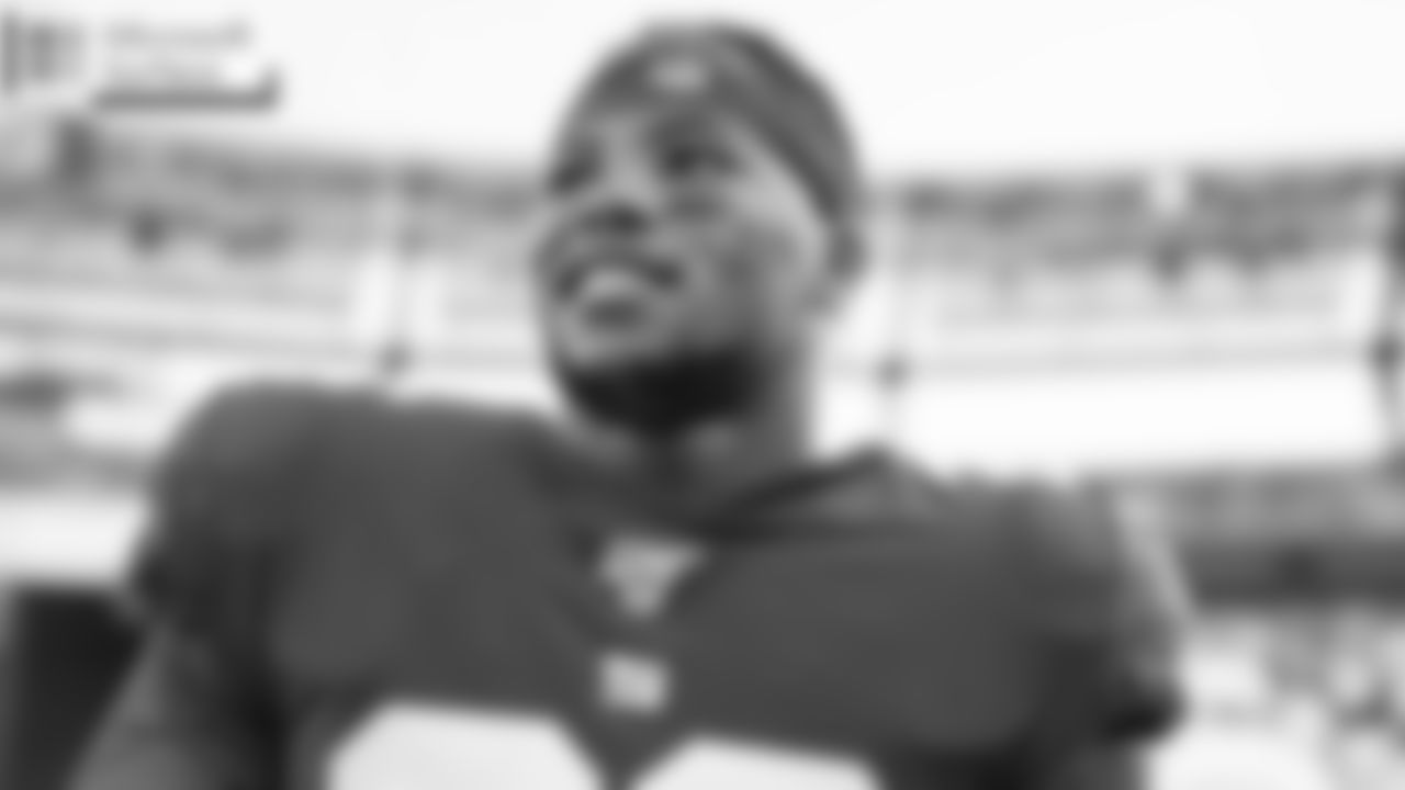 RB SAQUON BARKLEY: Barkley, who did not play in the preseason by coach's choice, will carry (and catch) the ball in live action for the first time since Dec. 30. What will the 2018 NFL Offensive Rookie of the Year do for an encore after leading the entire league in yards from scrimmage last season? We'll soon find out.