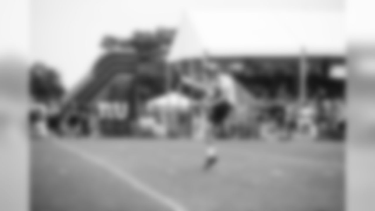 P Ryan Anderson (17) at New York Giants Training Camp 2019 at Quest Diagnostics Training Center in East Rutherford, NJ