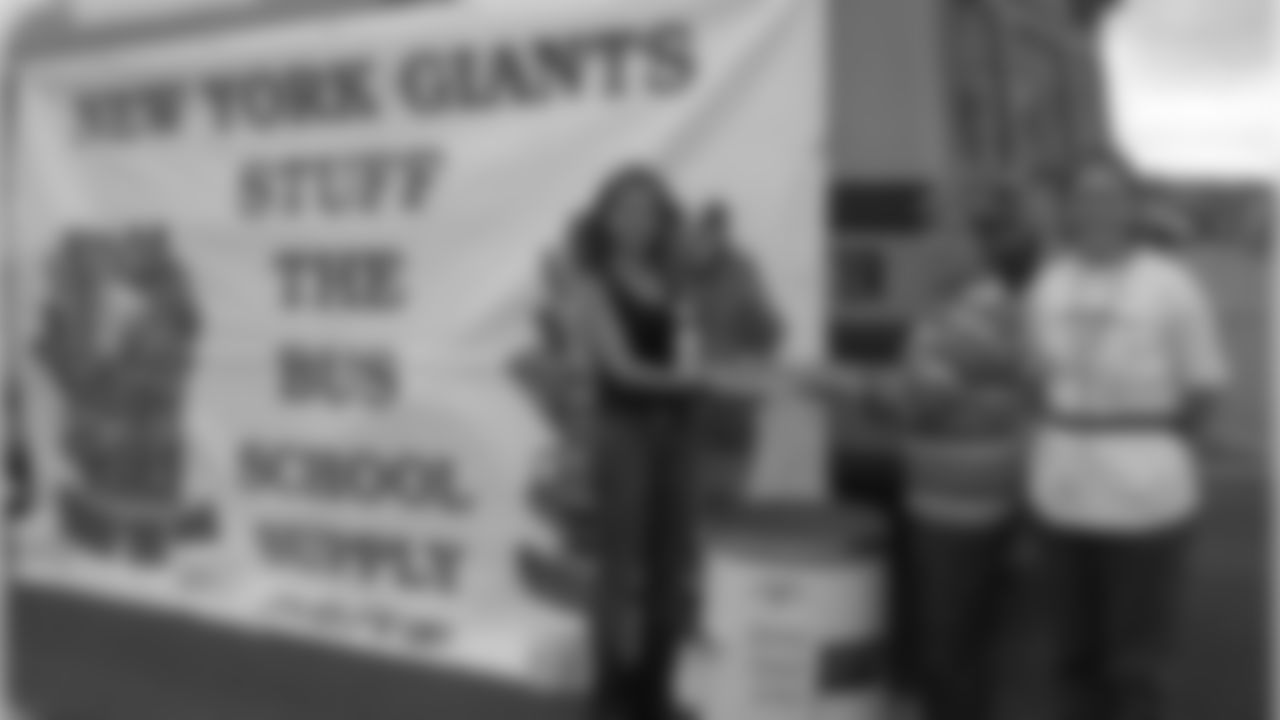 Stuff the Bus: On Thursday, September 2nd, the Giants held their Stuff the Bus Drive when they hosted the New England Patriots. Fans were encouraged to bring pencils, notebooks, backpacks and other school supplies to stuff into school buses.