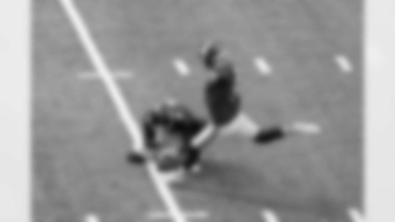 K Graham Gano connected on all five of his attempts today, making field goals of 35 and 44 yards while making all three extra point attempts.