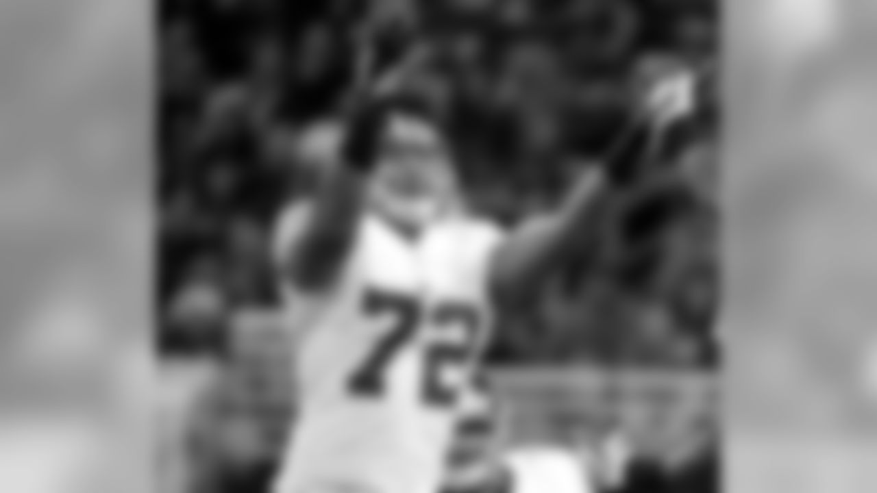 DE KERRY WYNN
Starting in place of versatile defensive lineman Cullen Jenkins, who was out with a hamstring injury, Wynn had two tackles for losses in the run game: the first was for 5 yards on LeGarrette Blount on the second play of the game, and the second was 1 yard on James White. Wynn also had a quarterback hit.