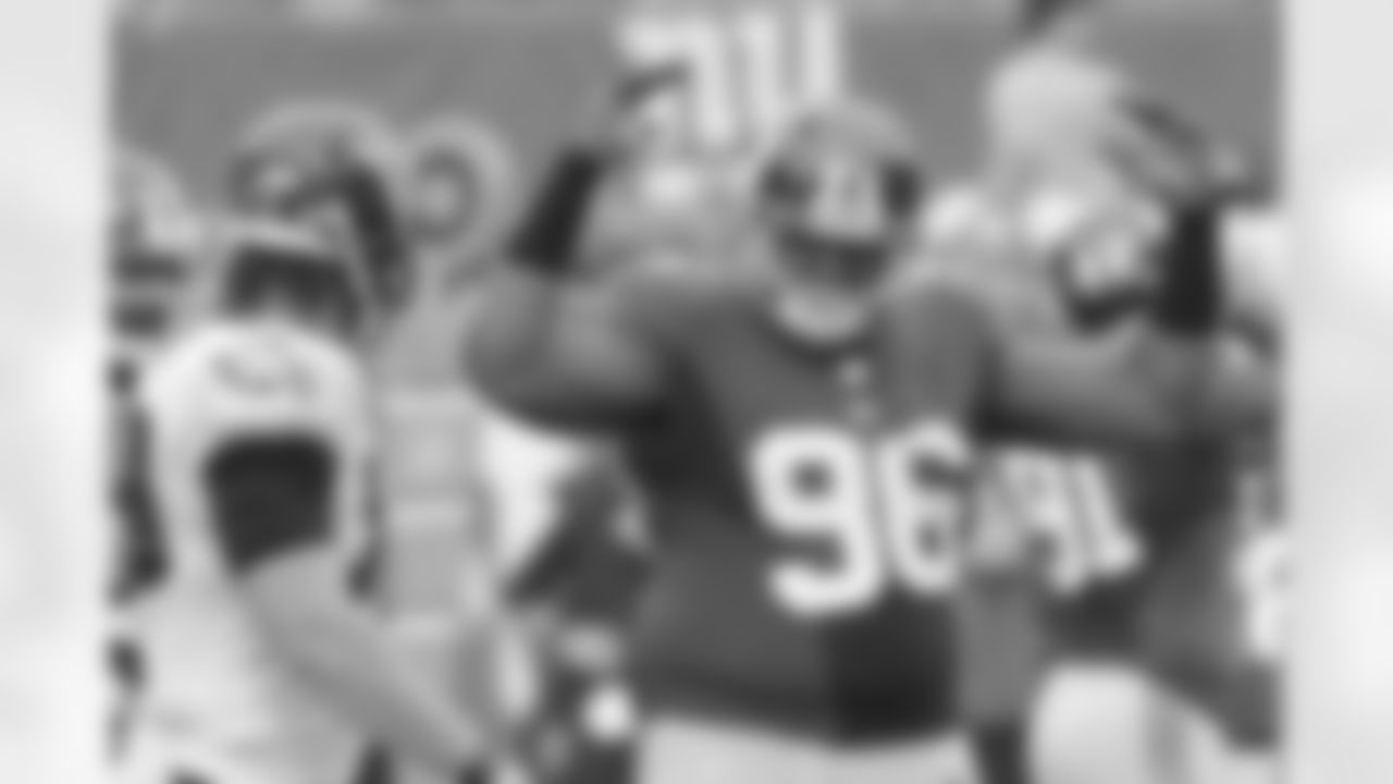DT Johnathan HankinsThe Giants' second-round draft choice has played the waiting game behind a veteran group on the defensive line. His first contribution didn't come until Week 5 when he notched five solo tackles against Philadelphia, but with Rogers now on injured reserve, an opportunity opens up for the rookie out of Ohio State. "I wouldn't say I'm really excited because a guy went down and he was hurt but the opportunity is there," Hankins said. "And it's there for me to take, so I'm going to take full advantage of it."