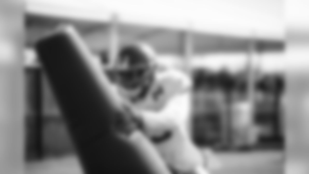 LB B.J. Goodson (93) at New York Giants Training Camp 2019 at Quest Diagnostics Training Center in East Rutherford, NJ