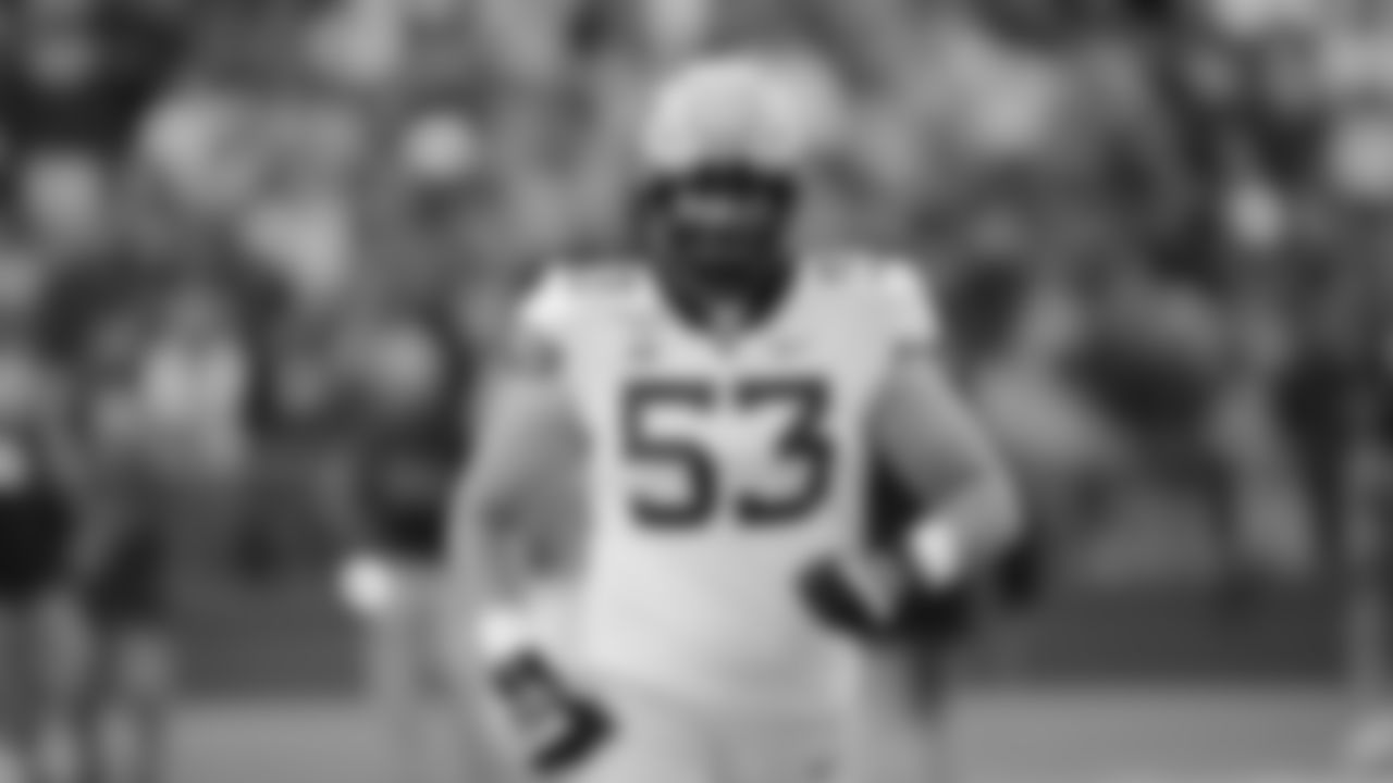 West Virginia OT Colton McKivitz
(AP Photo/Colin E. Braley)