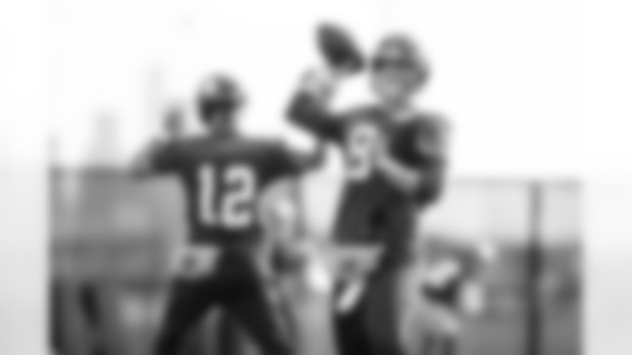 Daniel Jones (8), Colt McCoy (12)