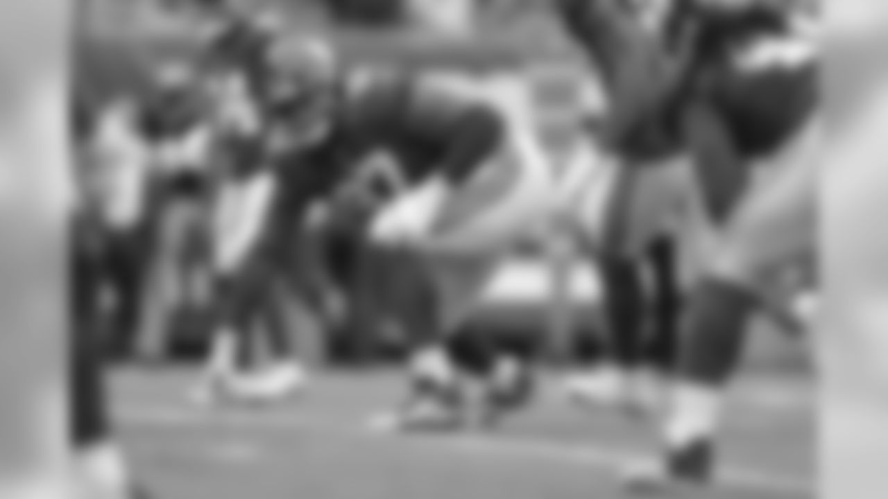 Dexter Lawrence (97) waits for the snap against the Minnesota Vikings during the third quarter of an NFL football game, Sunday, Oct. 6, 2019, in East Rutherford, N.J. (AP Photo/Adam Hunger)