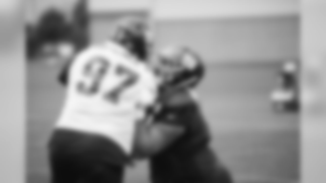 DL Dexter Lawrence (97) at New York Giants Training Camp 2019 at Quest Diagnostics Training Center in East Rutherford, NJ