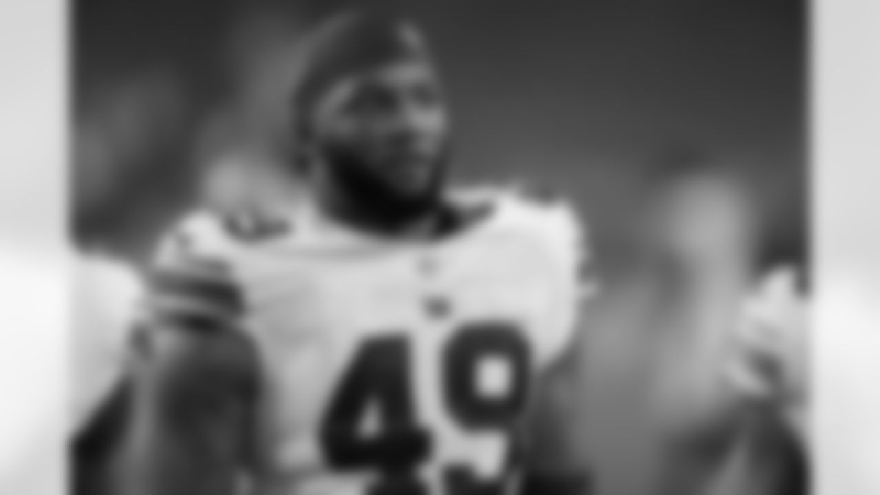OLB Tomon Fox picked up his first career sack