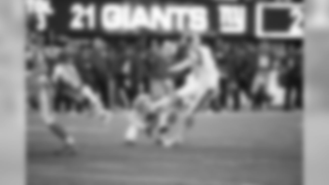 9:00, 4TH QTR, Graham Gano's 34-yard field goal attempt is blocked by Dominique-Rodgers Cromartie and Prince Amukamara returns it nine yards to the CAR 46 – Watch Highlight